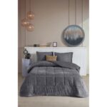 Elart Luis Comfort Set Çift Kişilik (195X215 Cm) Antrasit