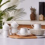 Emsan 6 Kişilik Desenli Porselen Kahve Fincanı Seti - 12 Parça - Görsel 2