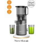 Tigrecook Slow Juicer Yavaş Sıkım Katı Meyve Sıkacağı Sorbe ve Dondurma