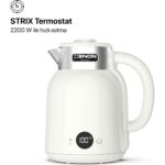 Xenon Smart Akıllı Kettle Paslanmaz Çelik Çift Katmanlı Led Ekranlı Hızlı Kaynatma Akım Korumalı Su Isıtıcı 1.5 Lt X7101 - Görsel 5