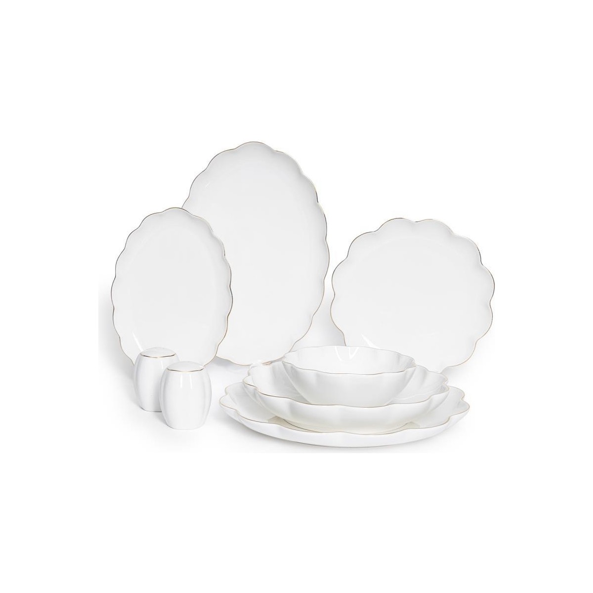 110001087725208.jpg Maxx Doria Livia Gold 12 Kişilik 58 Parça Yemek Takımı PA2093 - Görsel 1