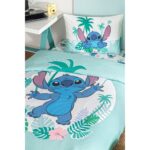 Özdilek Stitch Summer Tek Kişilik Disney Lisanslı Lastikli Çarşaf Çocuk Nevresim Takımı - Görsel 2