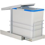 Pyramith Gri 24 Litre Teleskopik Raylı Çöp Kovası (P-9156) - Görsel 3