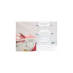 HerGünUygun Borcam Kapaklı Yuvarlak Tencere Seti 3'lü Set 159021