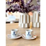 Porland Girye Desen2 2 Kişilik 4 Parça Kahve Fincanı 90CC 04PPO000641