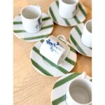 Porland Girye Desen1 2 Kişilik 4 Parça Kahve Fincanı 90CC 04PPO000641