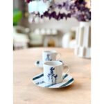 Porland Girye Desen3 2 Kişilik 4 Parça Kahve Fincanı 90CC 04PPO000641