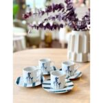 Porland Girye Desen3 2 Kişilik 4 Parça Kahve Fincanı 90CC 04PPO000641 - Görsel 3