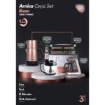 Arnica ST90006 Rose  4 Lü Lüx Çeyiz Seti