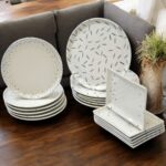 Noah Exclusive 18 Parca 6 Kişilik Porselen Ikram ve Kahvaltı Sunum Seti (Porland) - Görsel 3