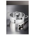 Marsilyan Turk Paslanmaz Çelik Tencere 20 cm - MCT9955-9818 - Görsel 2