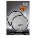 Marsilyan Turk Lahmacun Pizza Pide Pişirme Tepsisi 36 cm 2 Li Set - MCT8480-9633 - Görsel 2