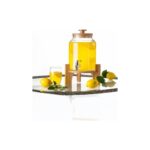 Bambum Fuente - Bambu Kapak ve Standlı Cam Sebil 3l - Görsel 2