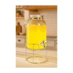 Bambum Crystal - Metal Standlı Cam Sebil 3.5l