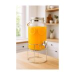 Bambum Crystal - Metal Standlı Cam Sebil 3.5l - Görsel 2