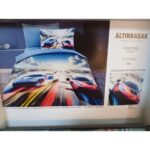 Altınbaşak %100 Pamuk Ranforce Tek Kişilik Nevresim Takımı Turbo Sky - Görsel 3