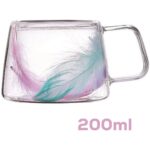 Perotti 16797 Double Feather Çift Cidarlı Kupa 2 Adet 200 ml - Görsel 3