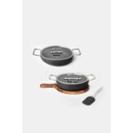 Gigilli FİN 6 Parça Sahan Seti Siyah - Görsel 4