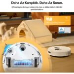 Roborock Q8 Akıllı Robot Süpürge Beyaz - Görsel 4