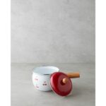 English Home Cherry Dream Emaye Sos Tenceresı 1,1 L Kırmızı - Görsel 2