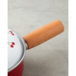 English Home Cherry Dream Emaye Sos Tenceresı 1,1 L Kırmızı - Görsel 4