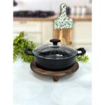 Acar Dıamente Granit Döküm 26 cm Basık Model Tencere