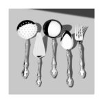 Nehir Adriana Sade 5 Parça Servis Takımı