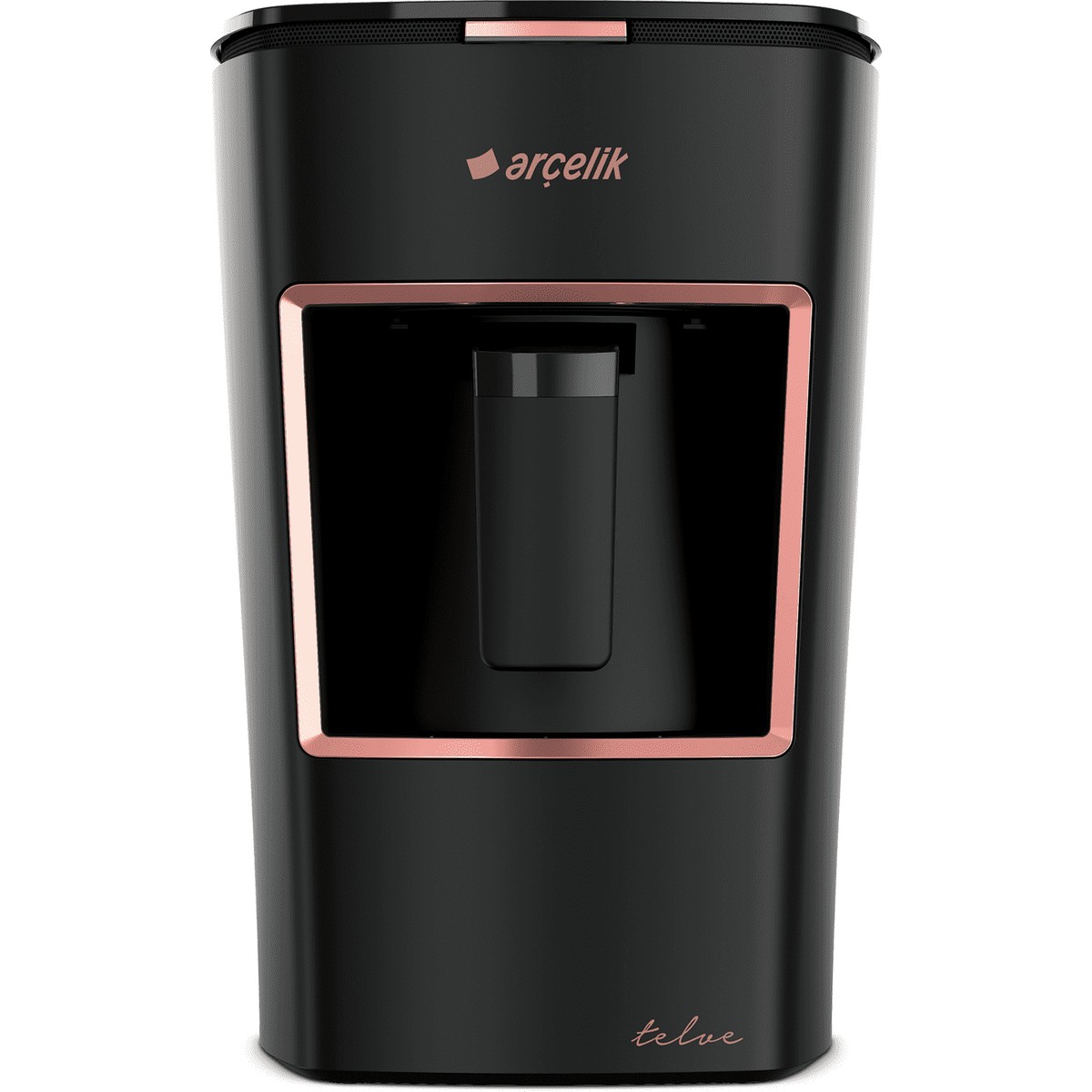 110001100421977.jpg Arçelik K 3300 Siyah Mini Telve Türk Kahve Makinesi - Görsel 1