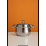 Yunusoğlu Home Paslanmaz Çelik 6 Parça Tencere Güveç Seti 1.20 L x 1.60 L x 2.20 Litr Yanmaz Yapışmaz Taban