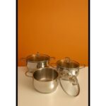 Yunusoğlu Home Paslanmaz Çelik 6 Parça Tencere Güveç Seti 1.20 L x 1.60 L x 2.20 Litr Yanmaz Yapışmaz Taban - Görsel 3