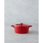 English Home Tiny Taste Alüminyum Döküm Mini Tencere Seti 14X14X14 cm Kırmızı-Siyah - Görsel 2