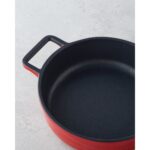 English Home Tiny Taste Alüminyum Döküm Mini Tencere Seti 14X14X14 cm Kırmızı-Siyah - Görsel 5