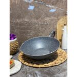 Elvira Granit tava-sahan-grill-wok Seti-1-Gri - Görsel 4