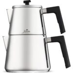 Jumbo Dynamic Çaydanlık Paslanmaz Çelik Şık Tasarım 1,9 lt Gri Renkli Ergonomik Kulp - Görsel 4