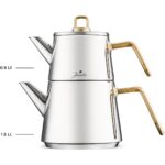 Jumbo Doha Çaydanlık Titanyum Gold - Görsel 4