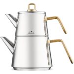 Jumbo Doha Çaydanlık Titanyum Gold - Görsel 5