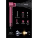 Sinbo Pro Compact Multi-Styler Hava Üfleme 5in1 Saç Şekillendirici Bldc SHD-1729 Royal Gilded Red - Görsel 2