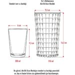 Depa Allegra Şeffaf 6’lı Bardak Seti 750 ml Akrilik Malzeme - Cam Değildir Kırılmaya Dayanıklı - Görsel 4