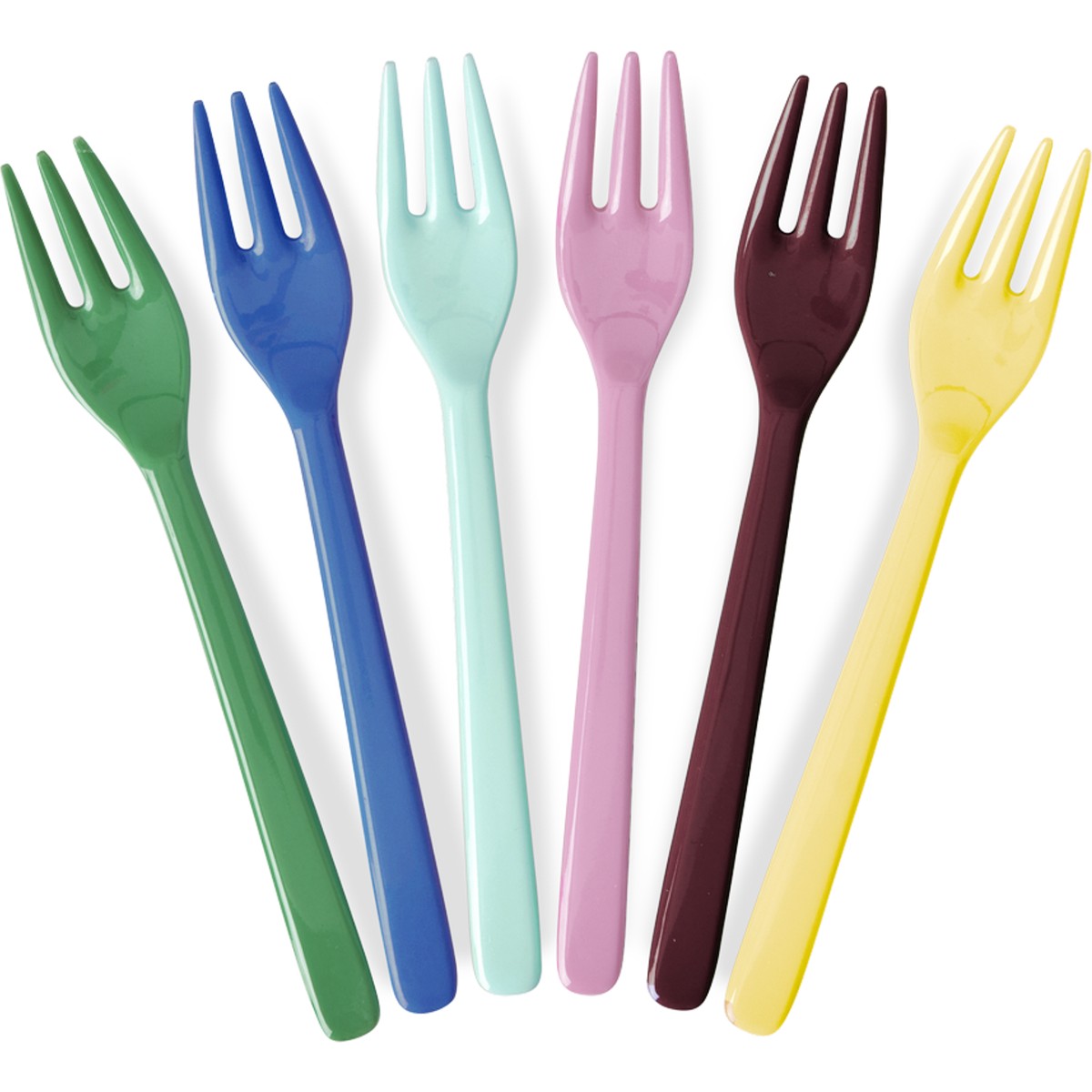 110001111055886.jpg Rice Melamin Tatlı Çatalı - 6'lı Set - Görsel 1