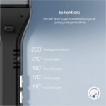 Arzum Trendcare 38 mm Geniş Saç Düzleştirici – Seramik Turmalin Kaplama, 150-230°C Ayarlı, Dalgalı ve Düz Saç Tipleri İçin - Görsel 5