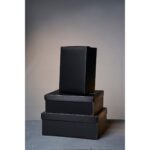 Dantelux Düz Siyah 3'lü Çeyiz Kutusu - Görsel 2