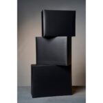 Dantelux Düz Siyah 3'lü Çeyiz Kutusu - Görsel 3