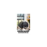 Marsilyan Turk Çift Taraflı Döküm Granit Gözleme Bazlama Tavası - MCT4528-2646