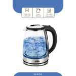 Sinbo 1,8 Litre Cam Su Isıtıcı - Paslanmaz Çelik Gizli Rezistans, Otomatik Kapanma Özelliği, Mavi LED Işıklı, Enerji Tasarruflu - Görsel 4