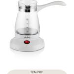 Sinbo Elektrikli Cam Cezve - 500 ml, 5 Fincan Kapasitesi, Hızlı Kaynatma Özelliği, Isıya Dayanıklı, Şık Beyaz Tasarım - Görsel 5