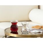 Madame Coco Pascala 6 Parça Desensiz Şeffaf Cam Çay Bardağı Seti Zarif ve Şık Sunumlar