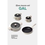 Gigilli GAL 7 Parça Tencere Seti Krem - Görsel 4