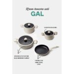 Gigilli GAL 7 Parça Tencere Seti Krem - Görsel 5