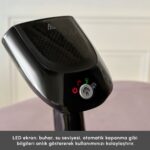Karaca Vantuz Multisteam Led Ekranlı Buharlı Dikey Ütü Black 320 Ml - Görsel 3