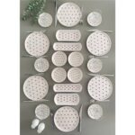 Hooly Love 6 Kişilik 20 Parça Kırmızı Kalp Model Kahvaltı Takımı - Görsel 2